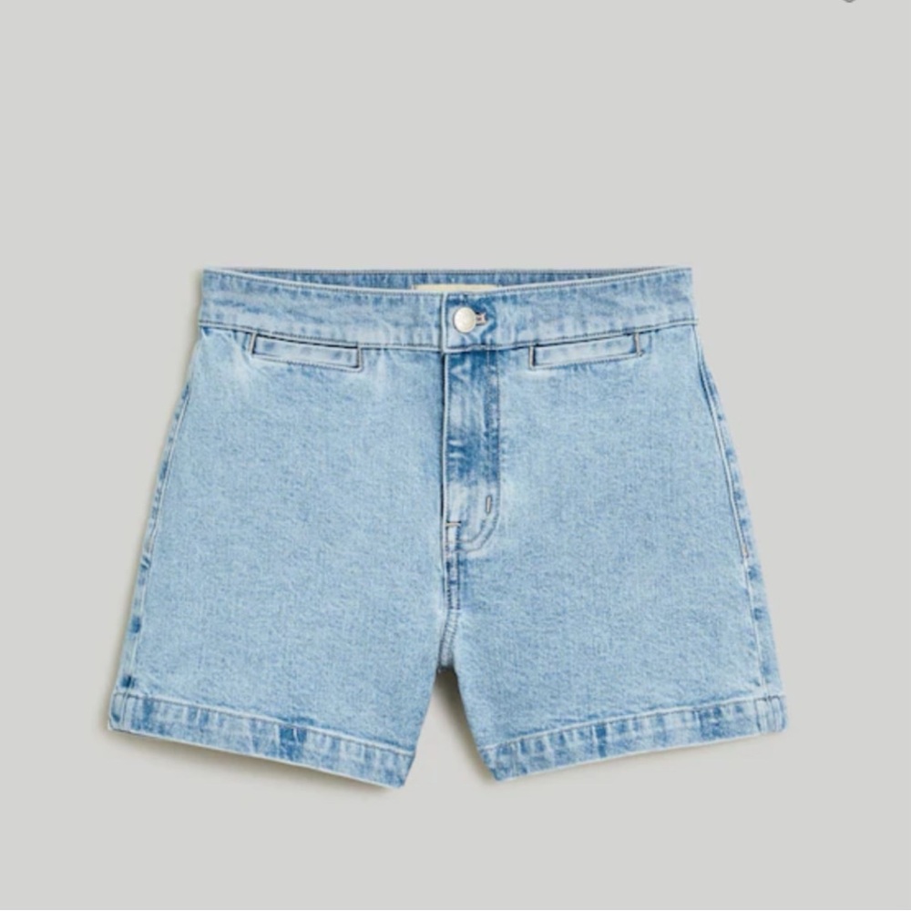 Madewell The Denim Emmett Short Patch Pocket Edition Kieran Wash Size 28 - Picture 2 of 11